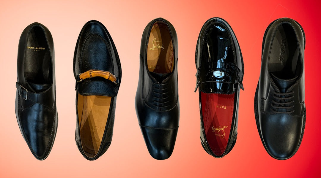This guide explores the top 5 shoe styles that will ensuring you're prepared for any situation. Styles include Christian Louboutin Greggo Oxford Shoes, Christian Louboutin Penny Loafer, Saint Laurent Marceau Shoes