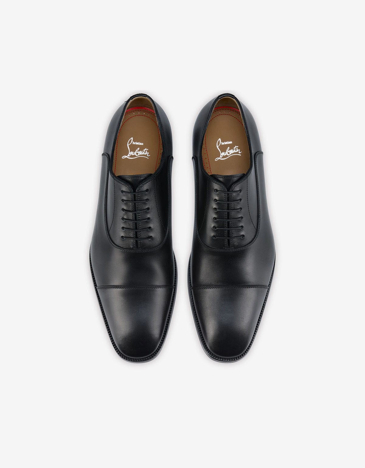 Christian Louboutin Greggory Flat Black Oxford Shoes 3250066 BK01