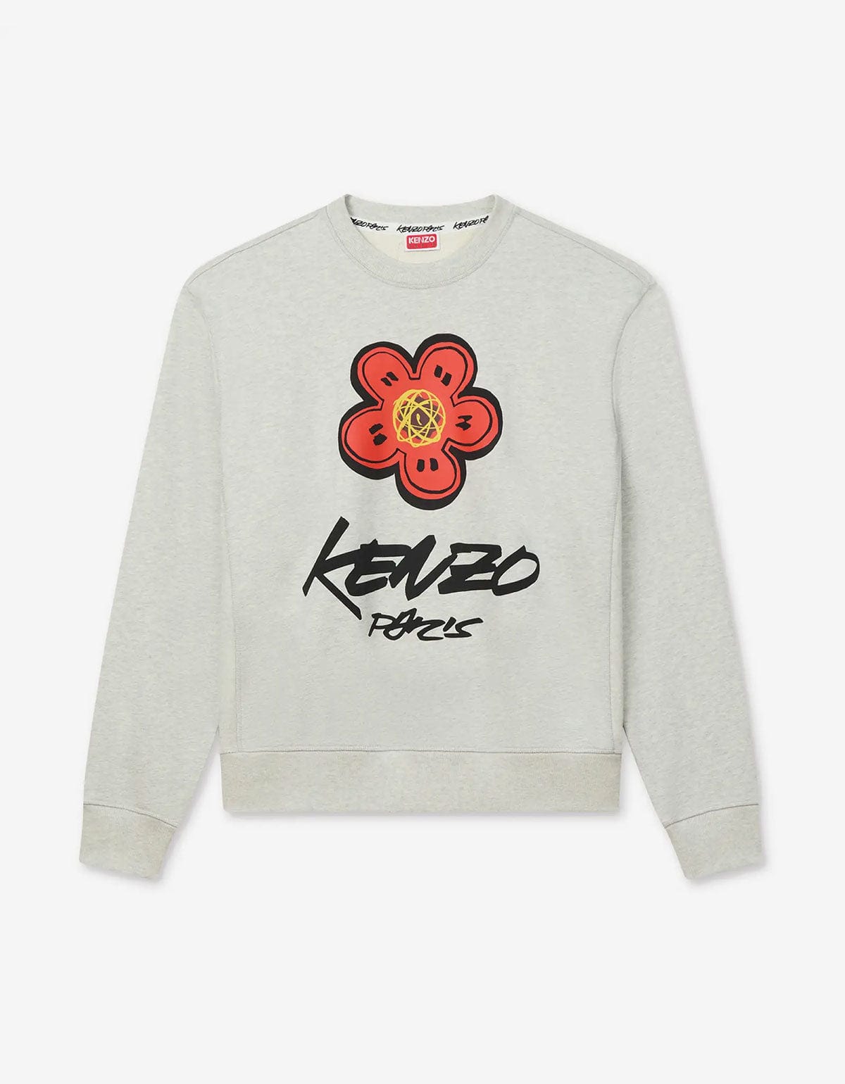 Kenzo x Futura 2000 Grey Boke Flower Logo Sweatshirt – Zoo