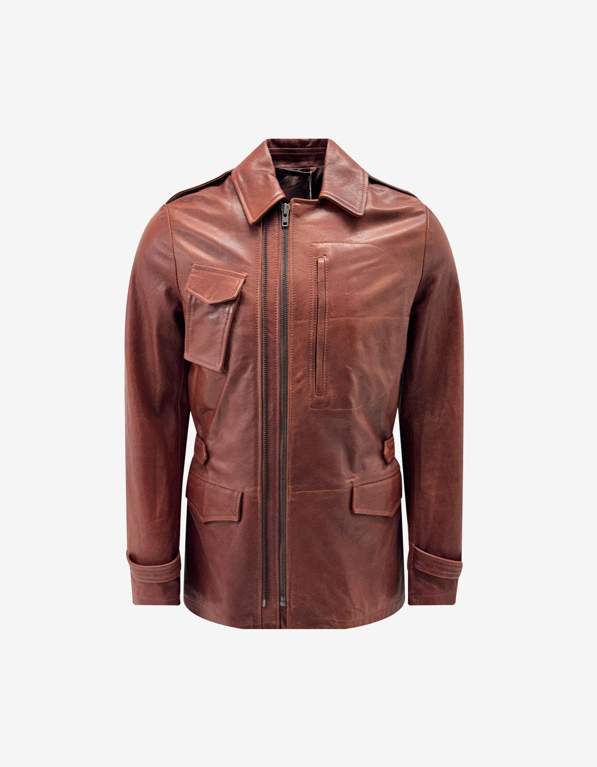ジャケット・アウター Martin Margiela REPLICA Leather jacket Maison Martin Margiela Tan Leather 'Replica' 1940's Aviator Jacket