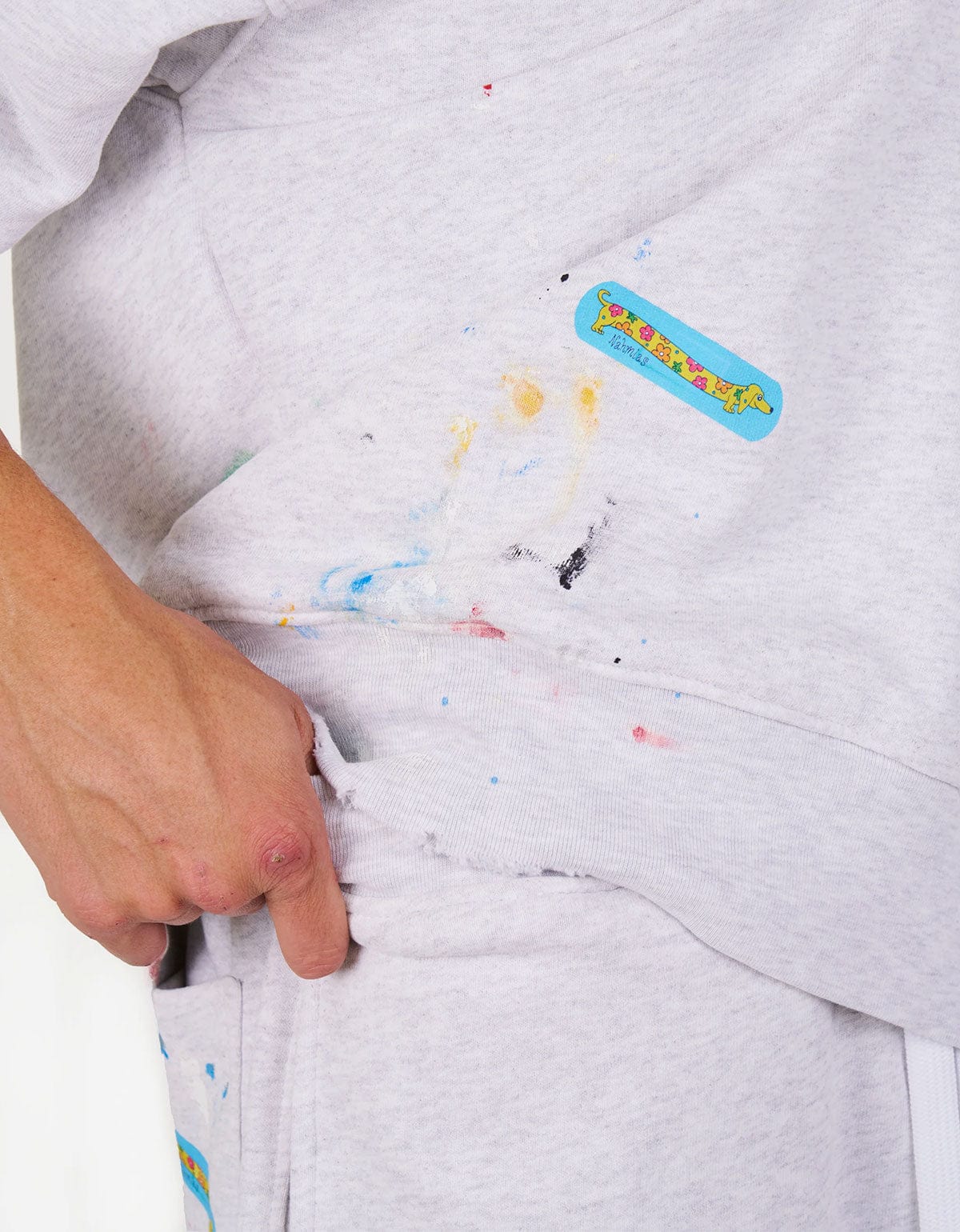 Nahmias Grey Bandaid Sweatshirt Y21-CN4Q15-020