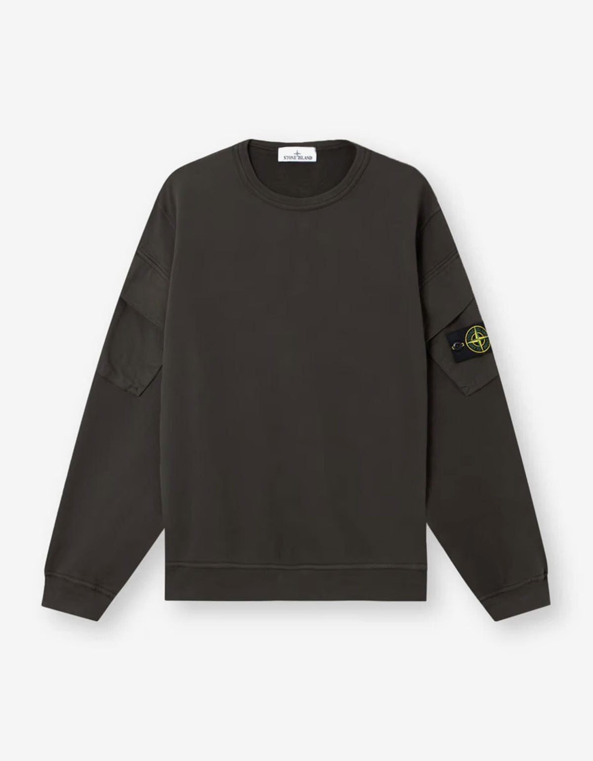 Stone Island Grey Sleeve Pocket Sweatshirt K2S156100008 V0062