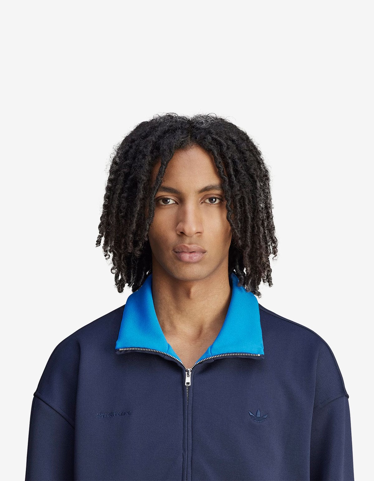 Wales Bonner Adidas Originals Blue Pique Track Jacket JM8213