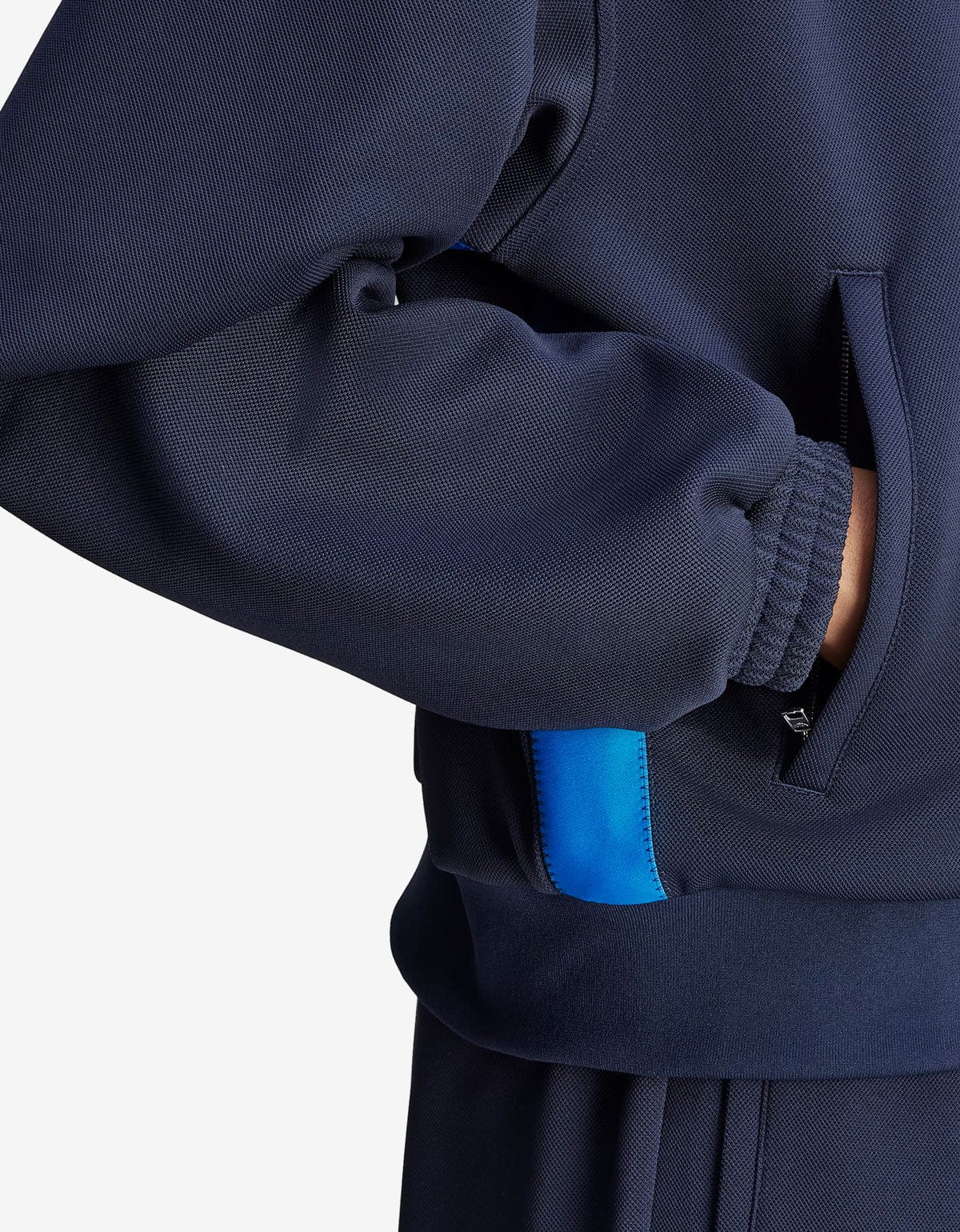 Wales Bonner Adidas Originals Blue Pique Track Jacket JM8213