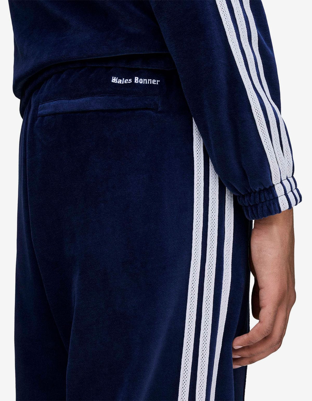Wales Bonner x Adidas Blue Velour Track Pant KG3625