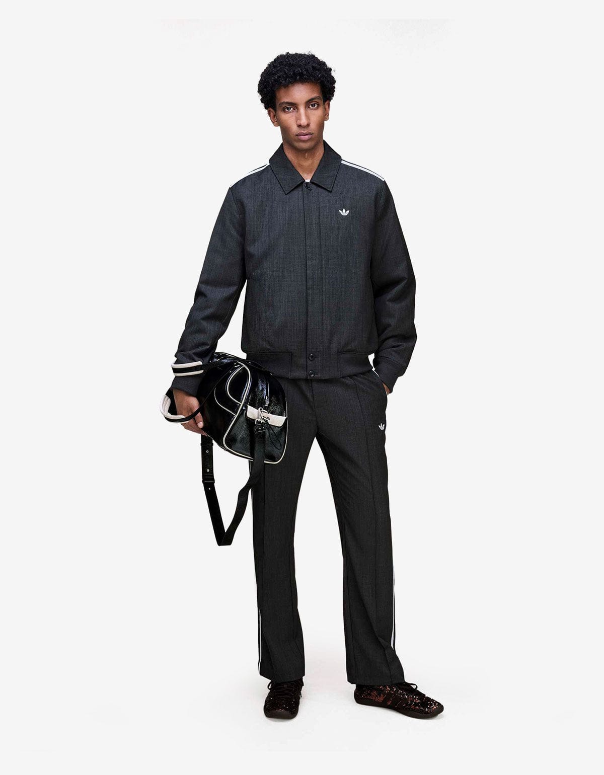 Wales Bonner x Adidas Grey Wool Blouson KB2315