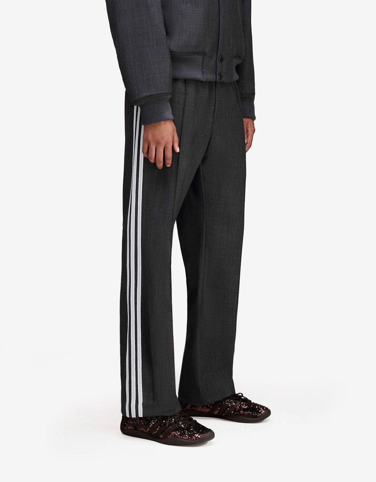 Wales Bonner x Adidas Grey Wool Trousers KB2318
