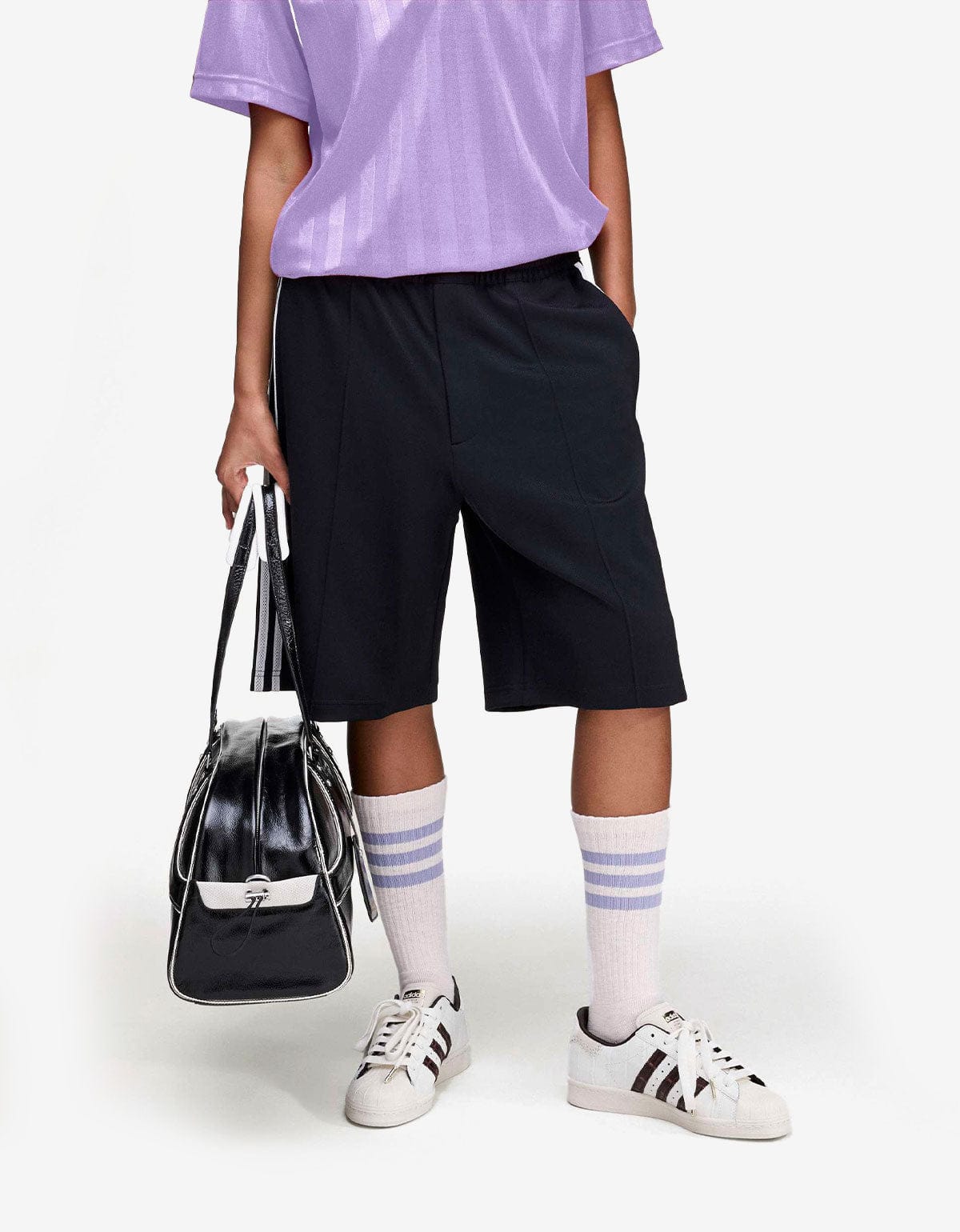 Wales Bonner x Adidas Navy Blue Twill Shorts KD0308