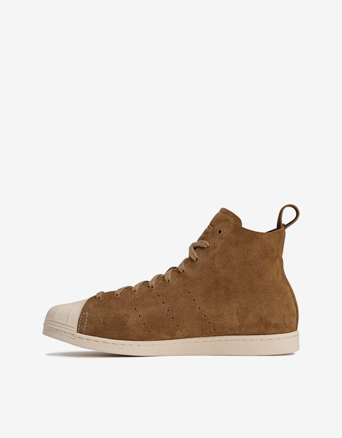 Wales Bonner Adidas Originals Brown WB Superstar Hi Trainers JR0217