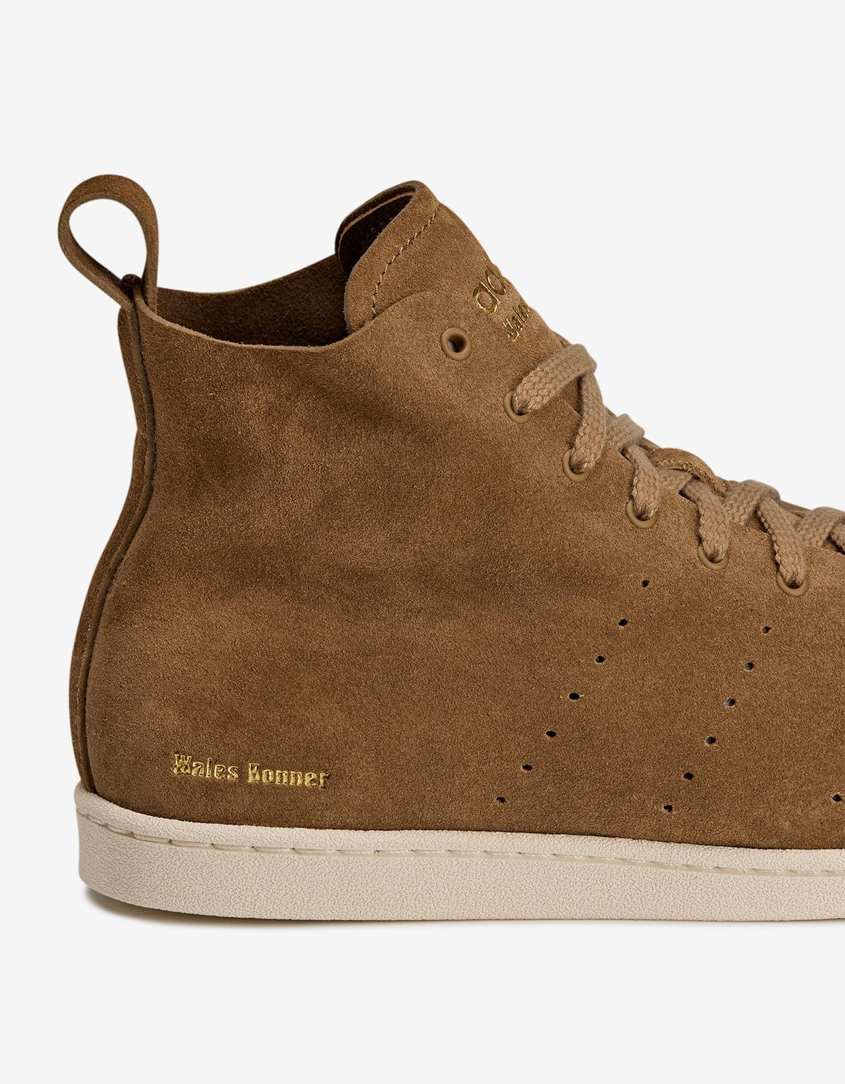 Wales Bonner Adidas Originals Brown WB Superstar Hi Trainers JR0217