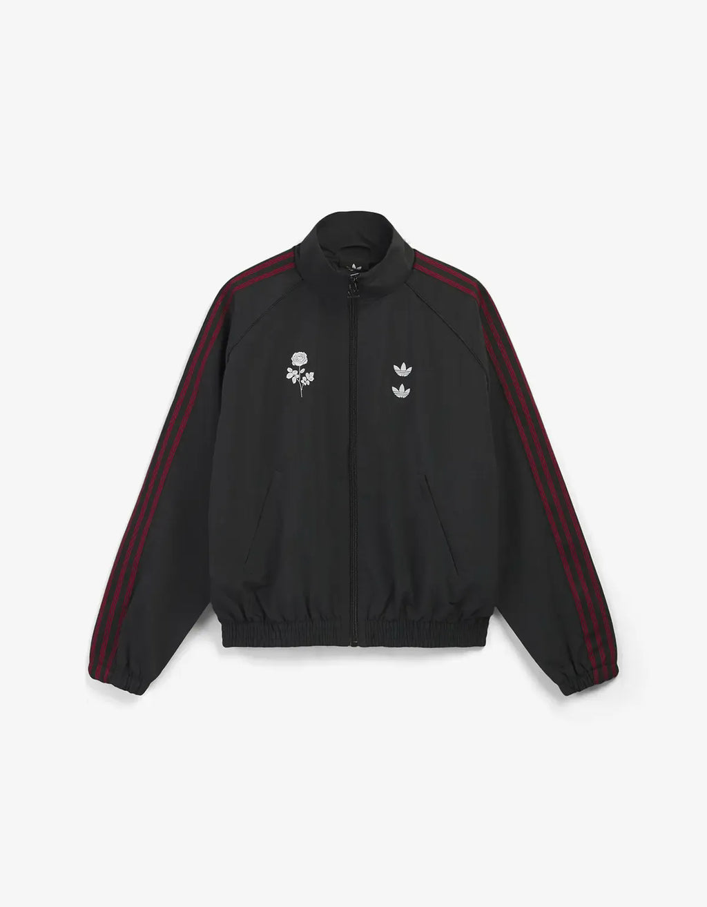 トップス  X WILLY CHAVARRIA TWILL TRACK JKT Willy Chavarria x Adidas Black Chavarria Woven Track Jacket – mens