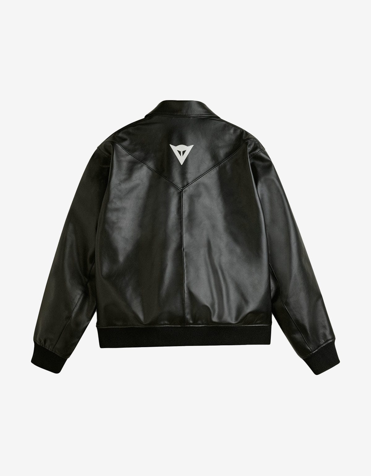 Y-3 Neighborhood Black Leather Bomber Jacket KT4301