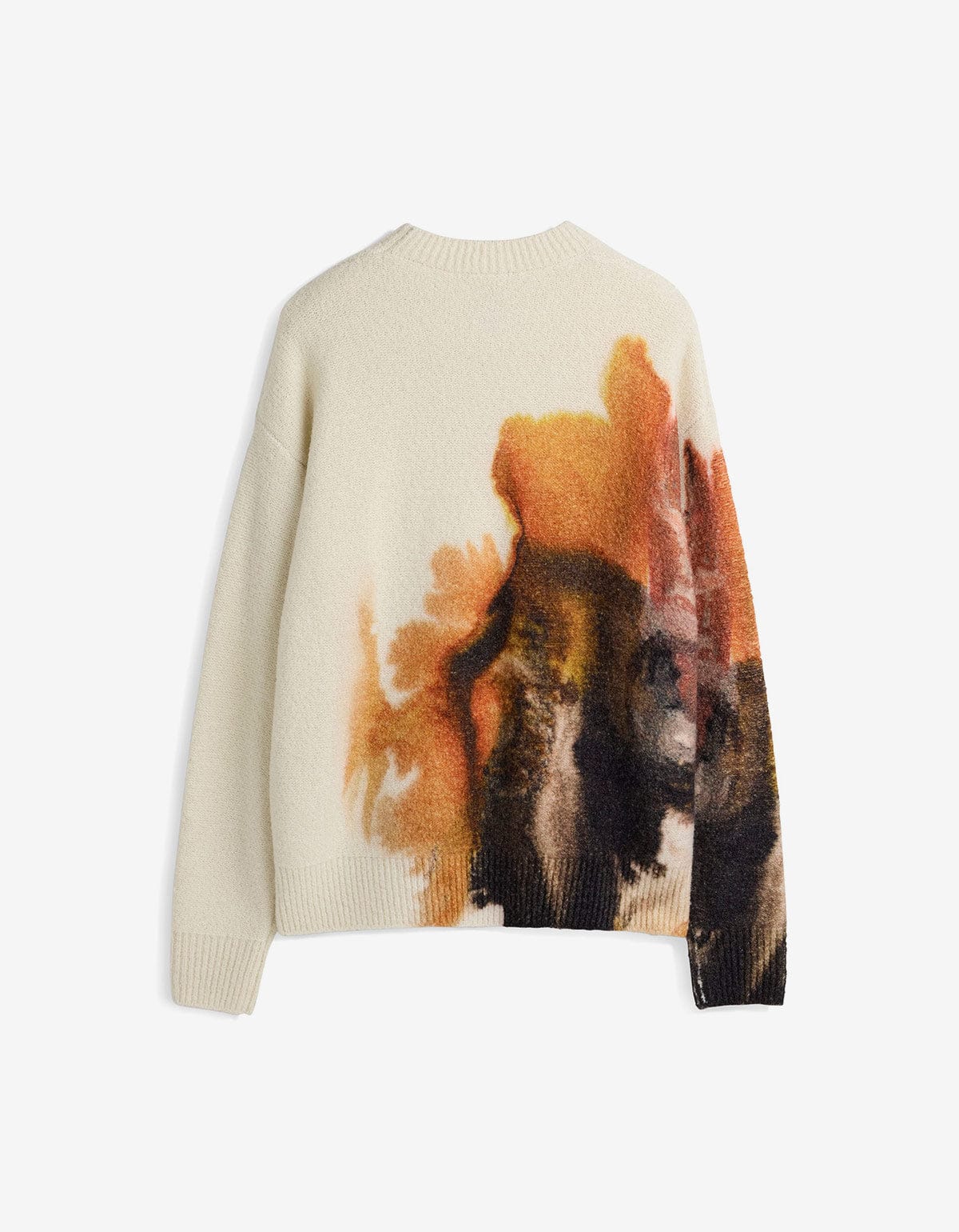 Y-3 White Graphic Sweater JX7332