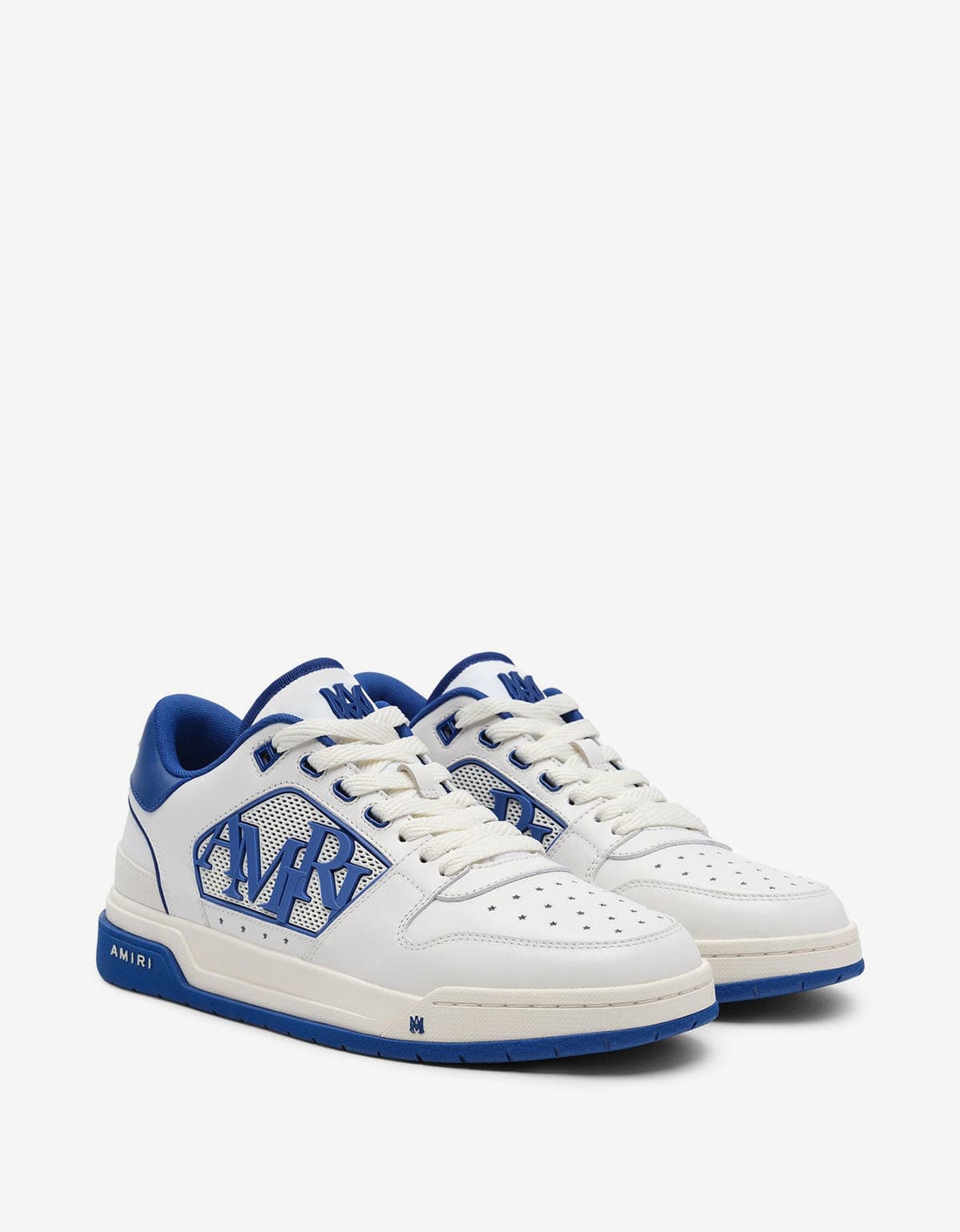 Amiri Amiri Classic Low White & Blue Trainers