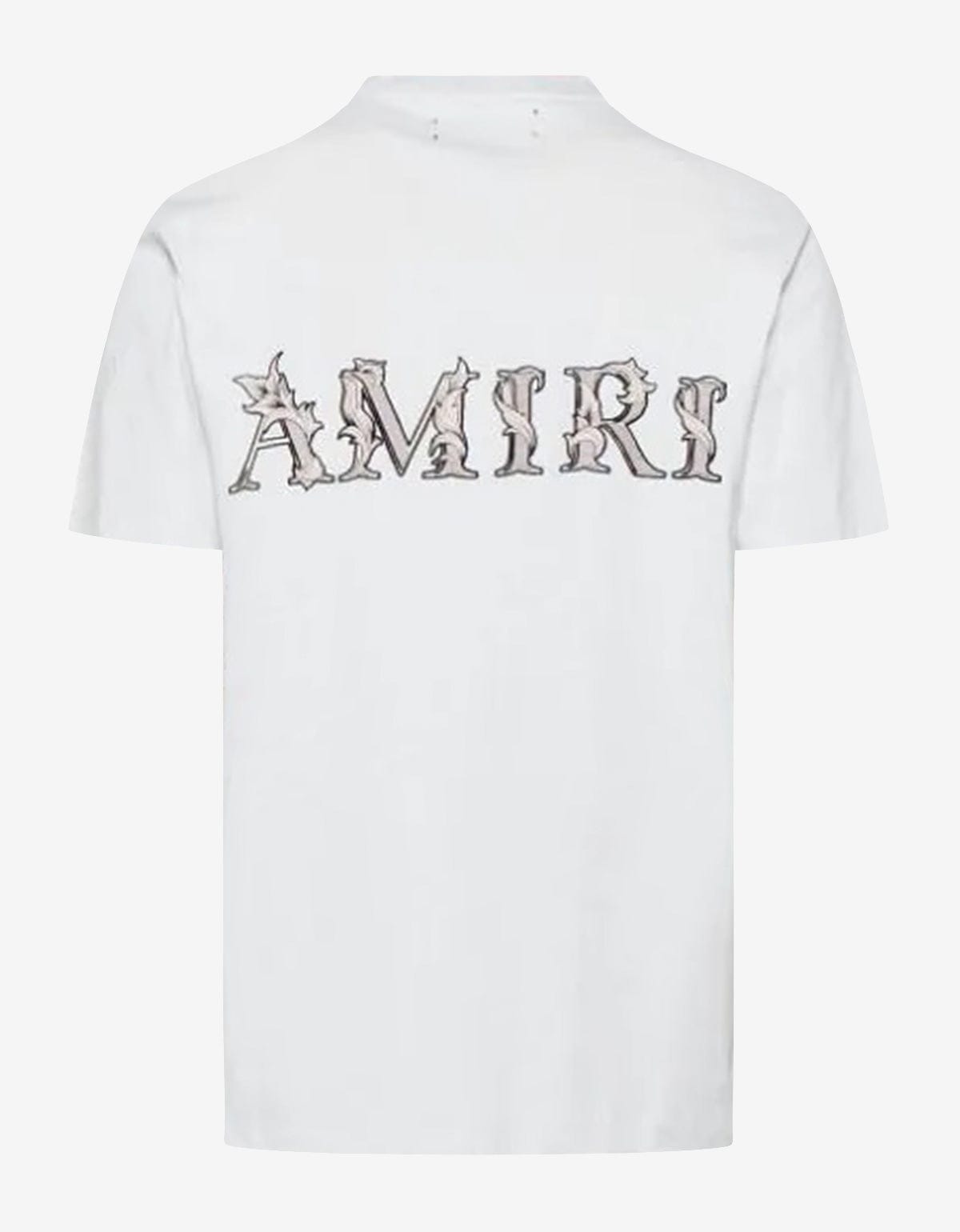 Amiri Grey MA Baroque Logo T-Shirt