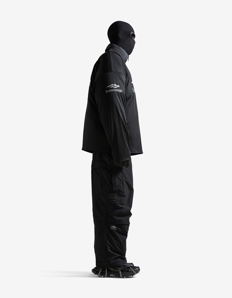 Balenciaga Black 3B Sports Icon Ski Long Sleeve Large T-Shirt