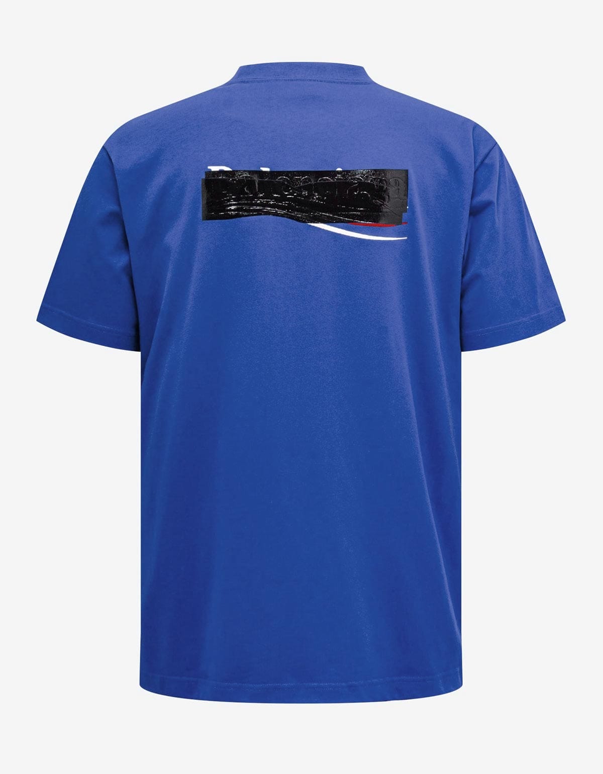 Balenciaga Blue Gaffer Logo Large T-Shirt