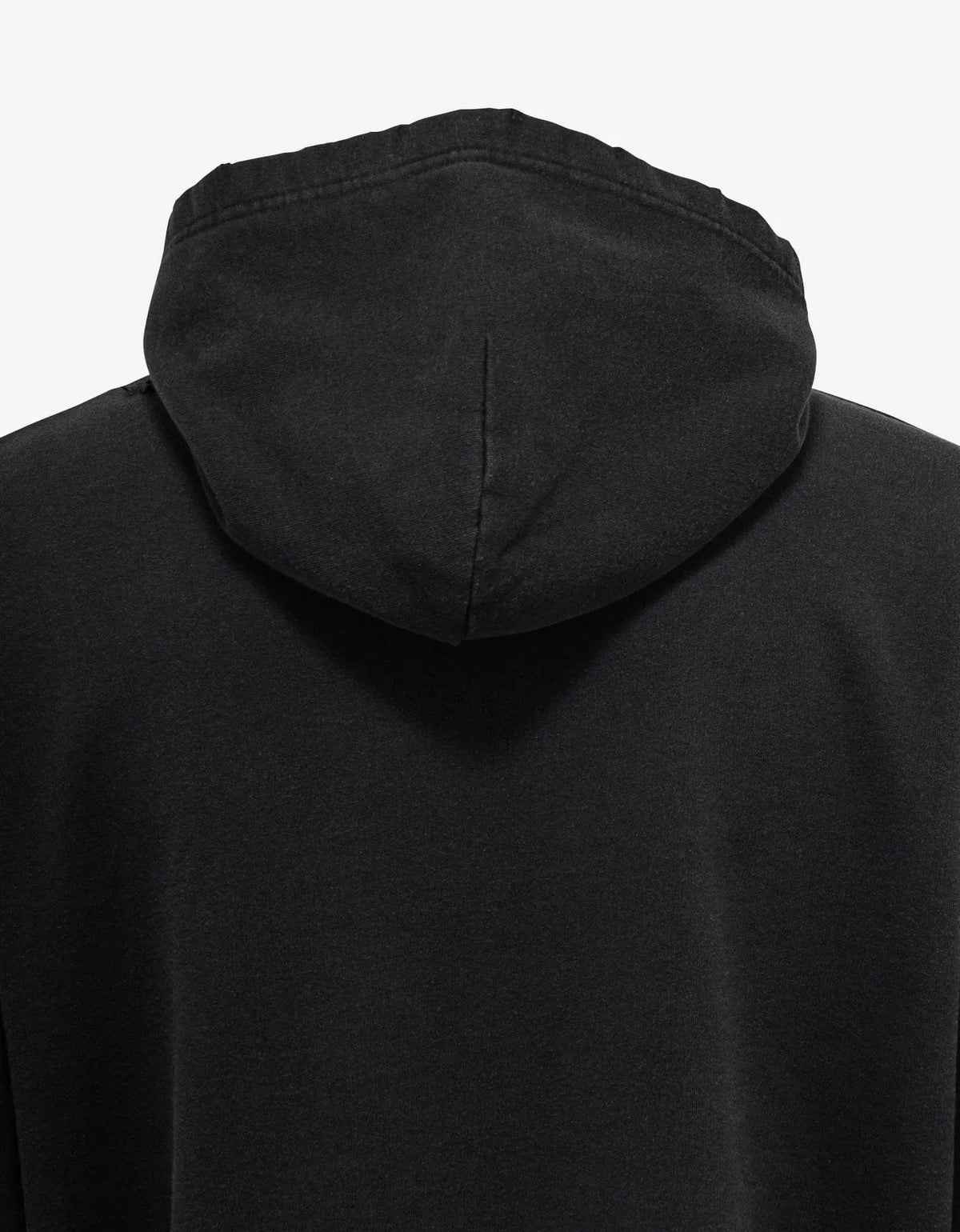 Balenciaga Washed Black BB Logo Medium Fit Hoodie