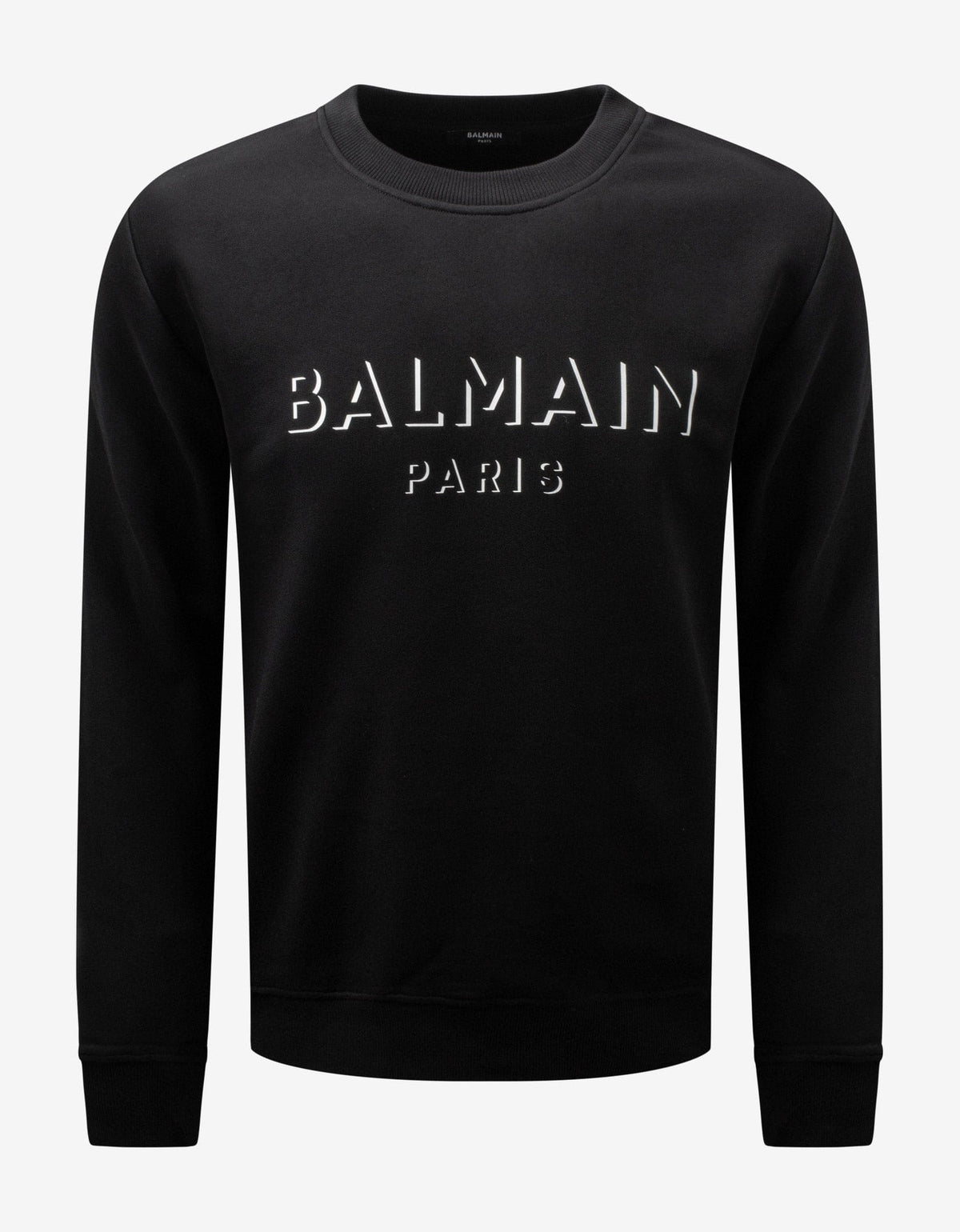 Balmain Black 3D Effect Logo Sweatshirt