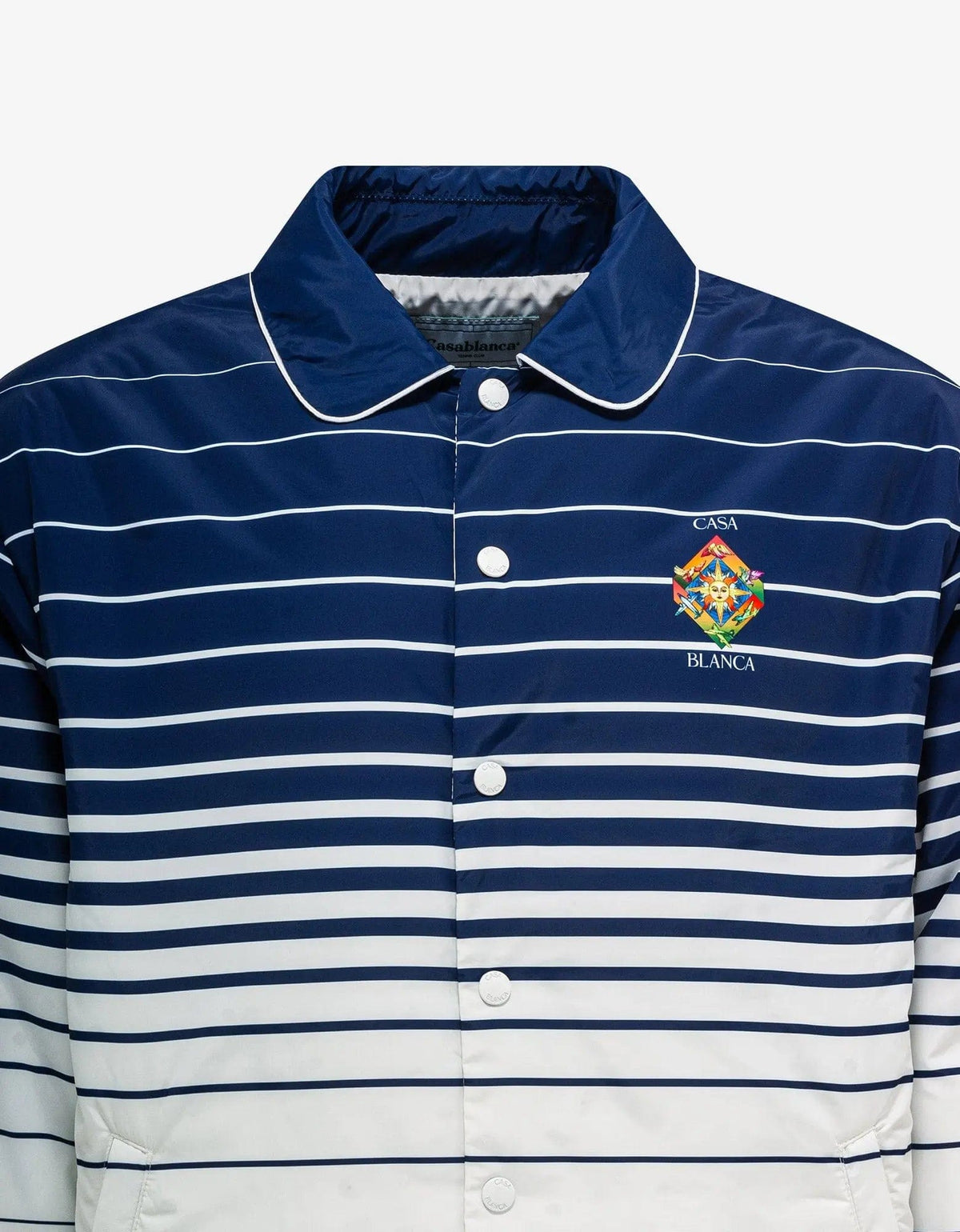 Casablanca Blue Les Elements Coach Jacket