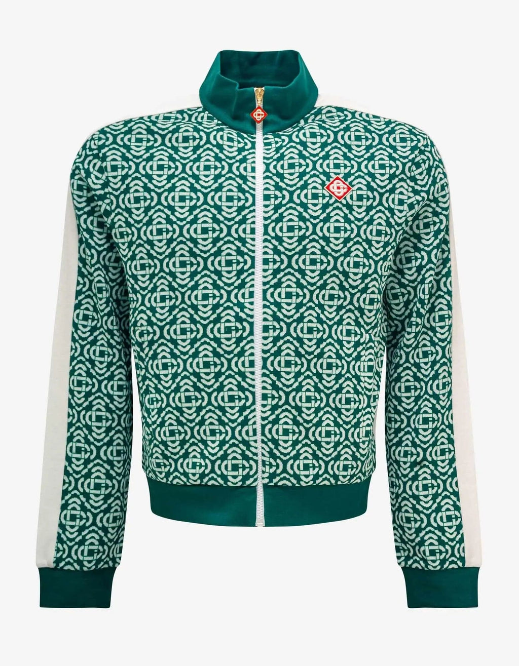 casablanca-green-monogram-