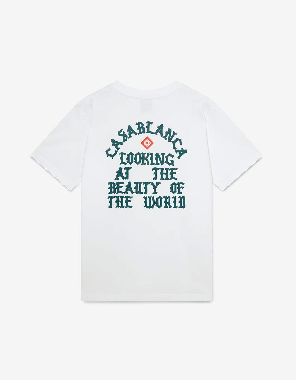 Casablanca White Beauty Of The World Print T-Shirt