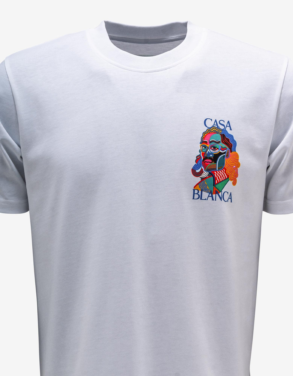 Casablanca White Masao San Print T-Shirt