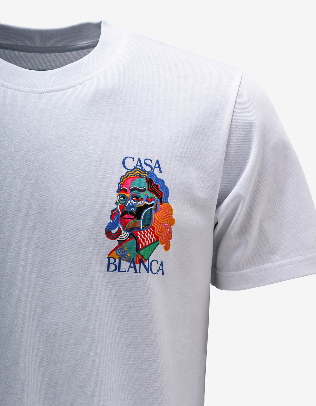 Casablanca White Masao San Print T-Shirt