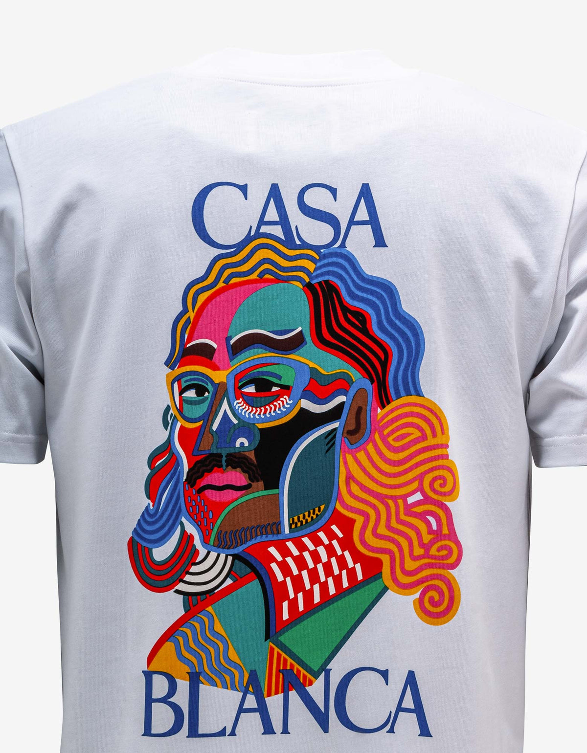 Casablanca White Masao San Print T-Shirt