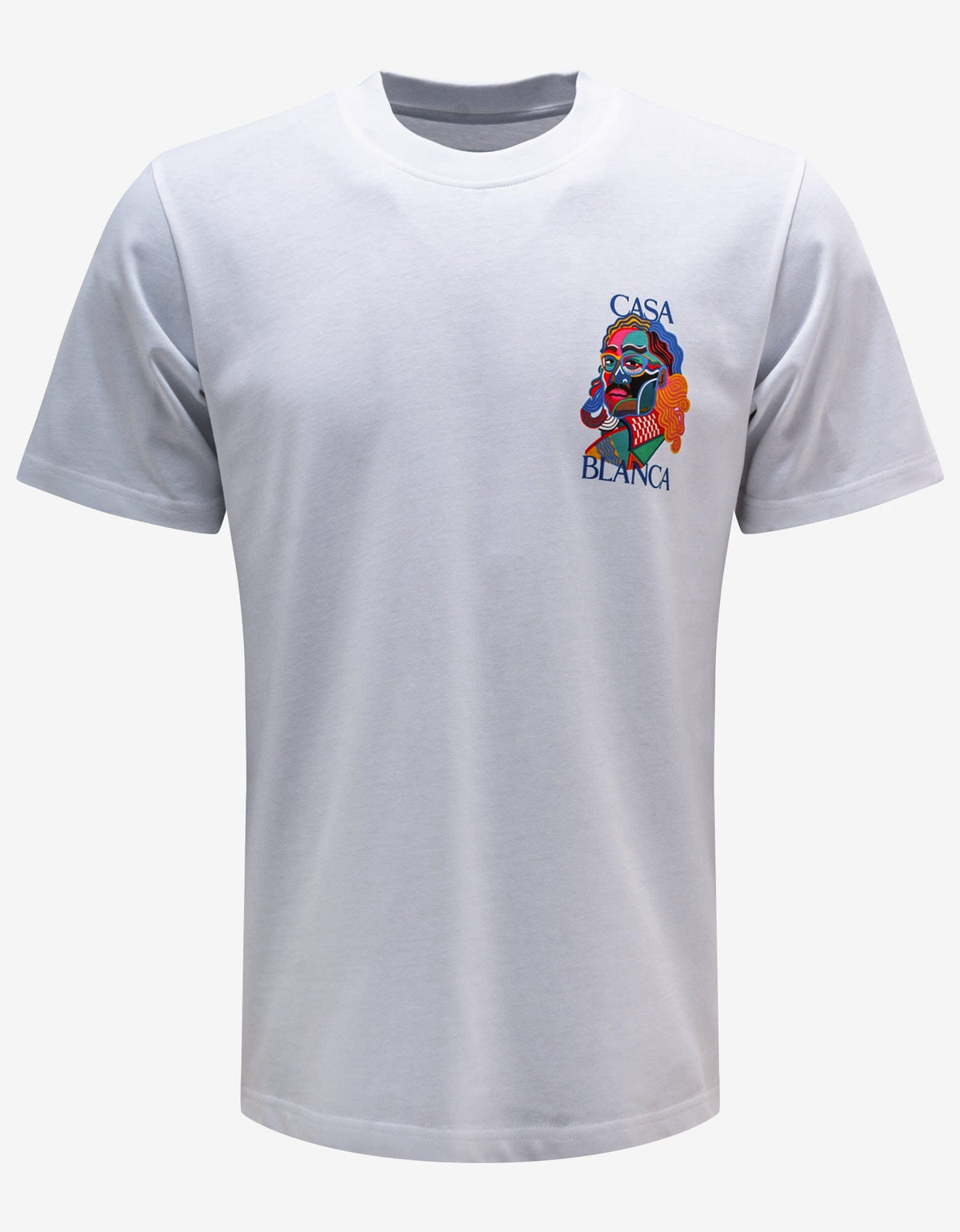 Casablanca White Masao San Print T-Shirt