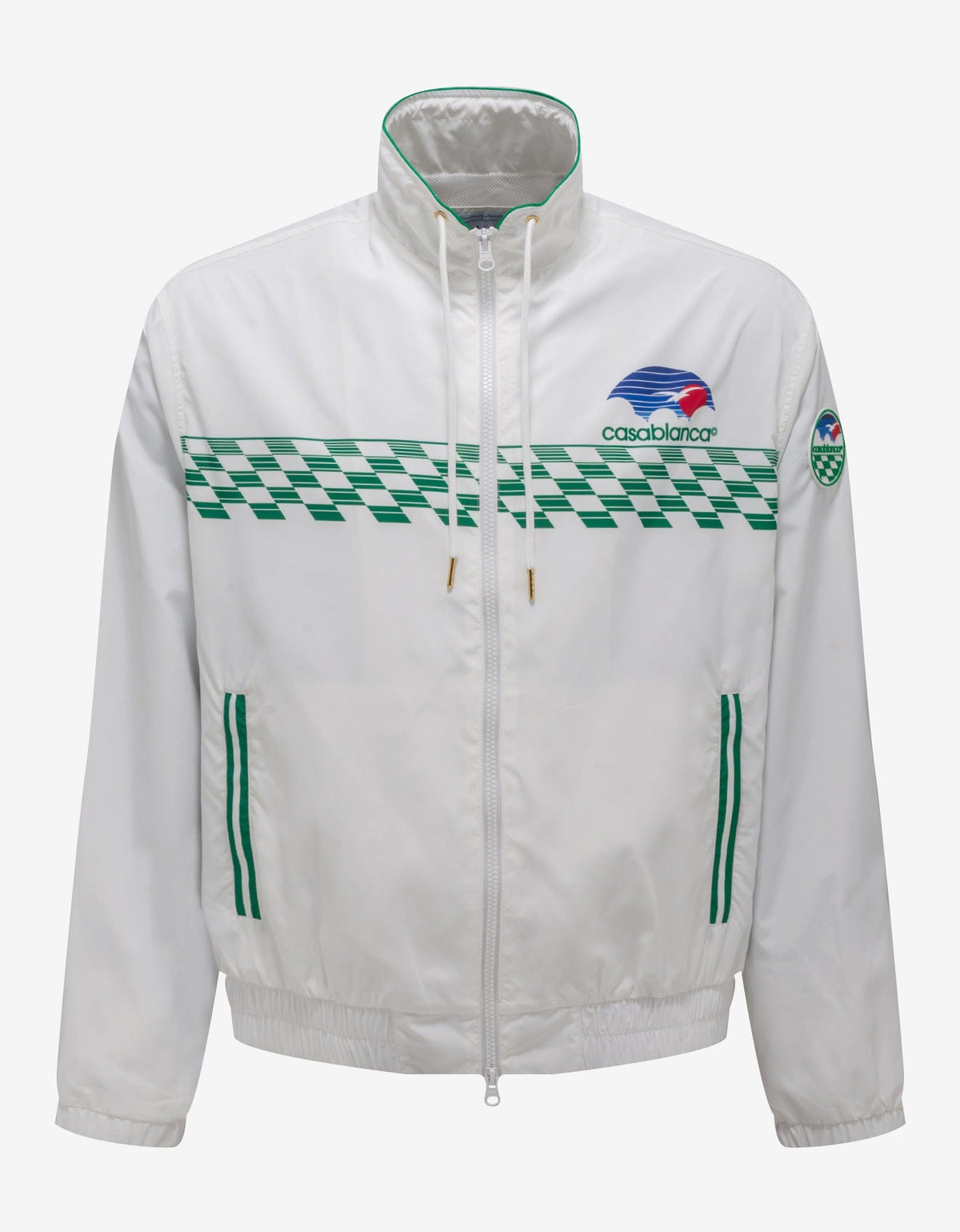 Casablanca White Tennis Horizon Track Jacket