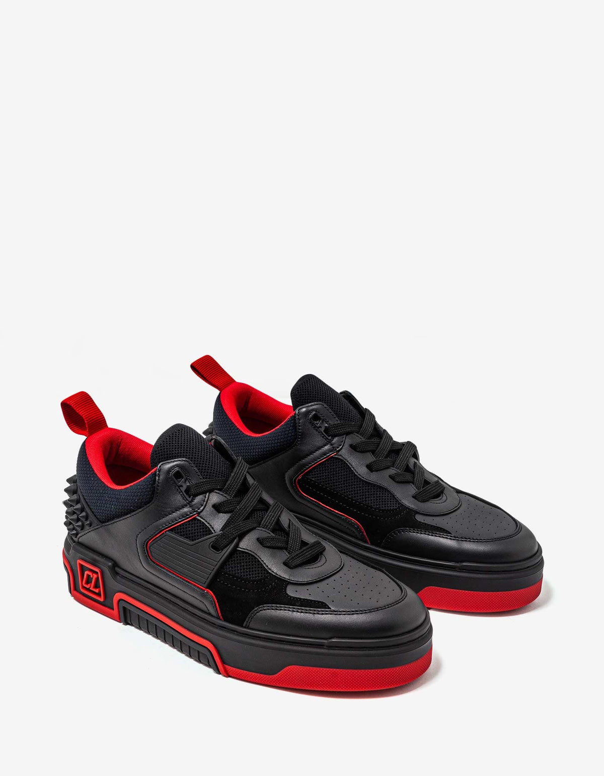 Christian Louboutin Christian Louboutin Astroloubi Black & Red Trainers