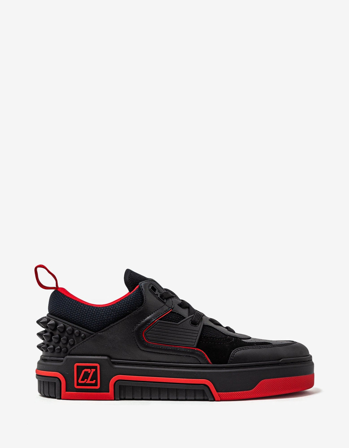 Christian Louboutin Christian Louboutin Astroloubi Black & Red Trainers