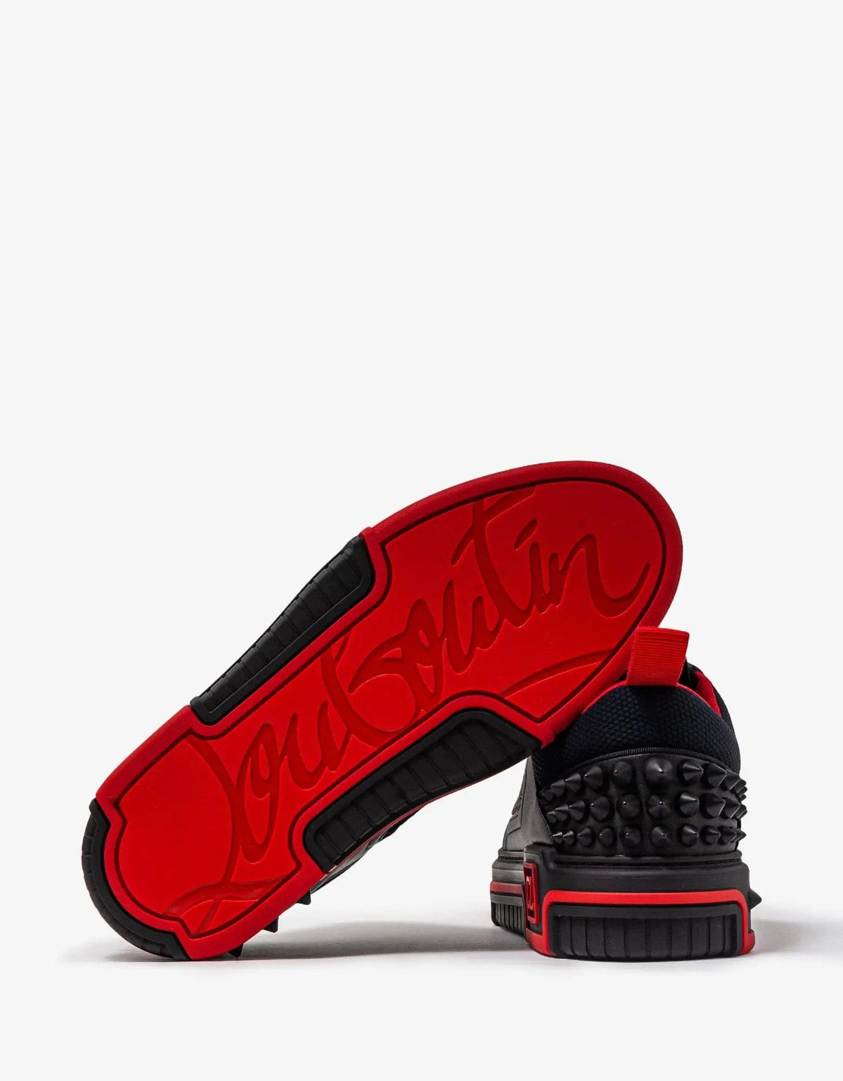 Christian Louboutin Christian Louboutin Astroloubi Black & Red Trainers