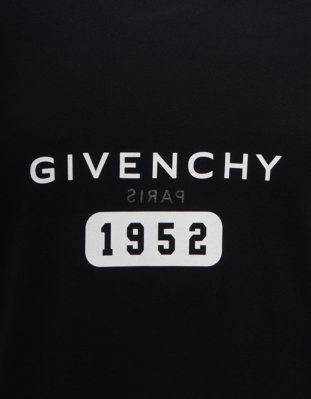 Givenchy Black 1952 Reverse Logo T-Shirt