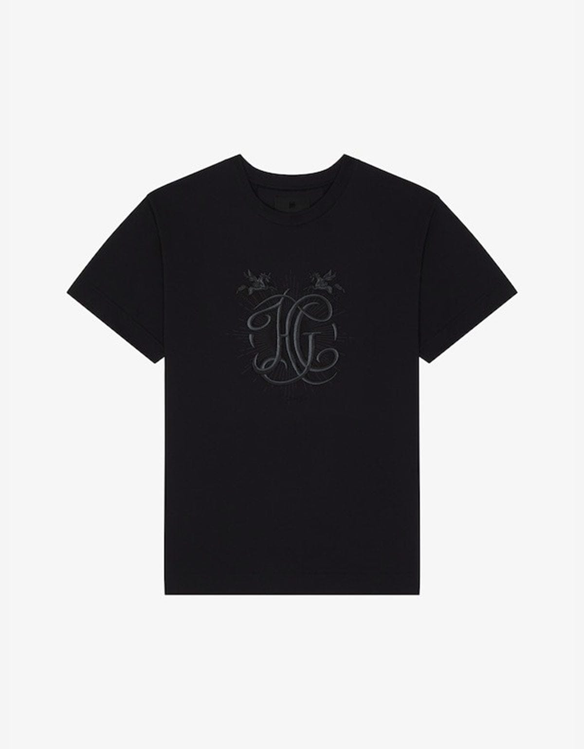 Givenchy Black HG Embroidery T-Shirt