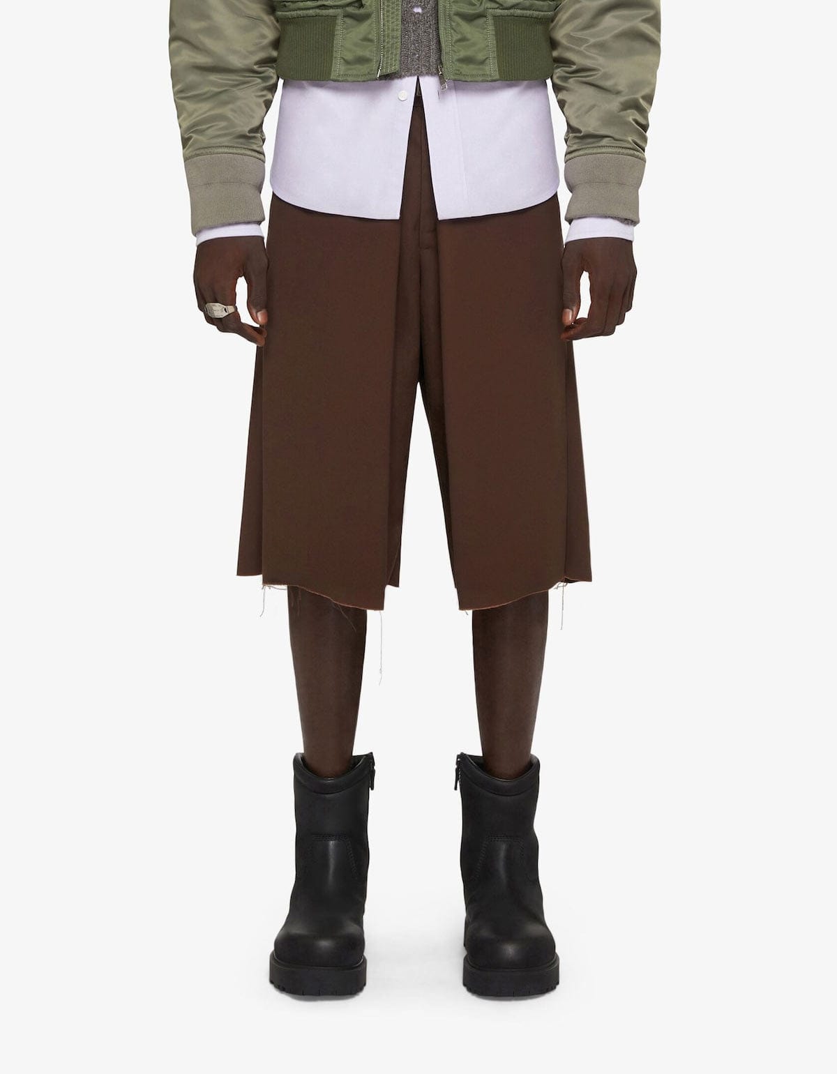 Givenchy Brown Chino Bermuda Shorts