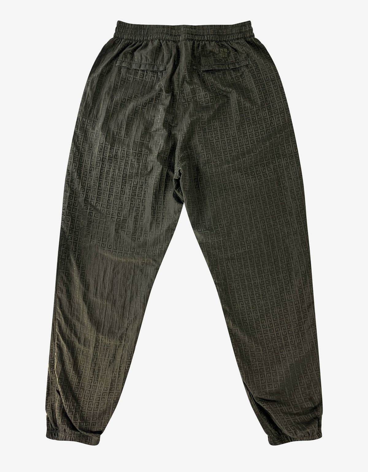 Givenchy Khaki 4G Logo Nylon Track Pants