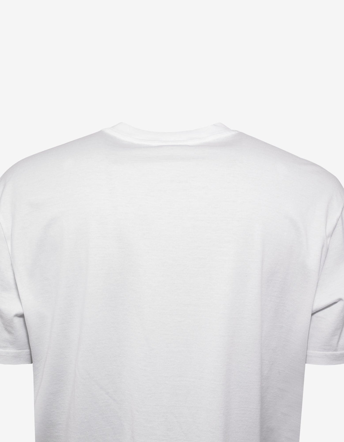 Givenchy White Vintage Logo Slim Fit T-Shirt