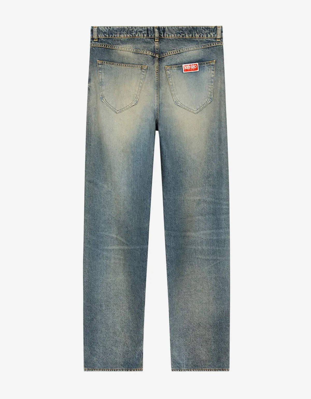 Kenzo Blue Asagao Japanese Denim Jeans