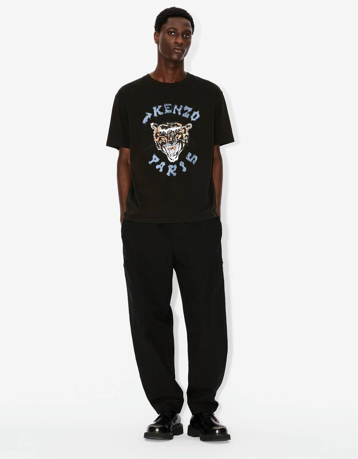 Kenzo Kenzo Black Cargo Joggers