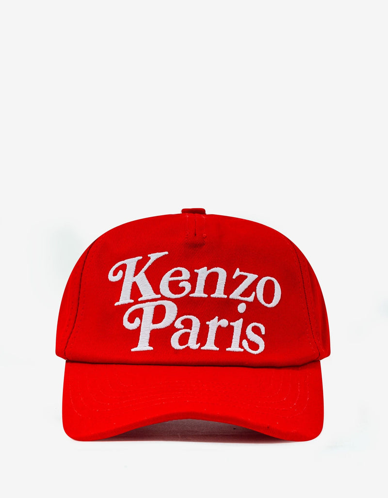 Kenzo 'Kenzo Utility' Red Logo Cap
