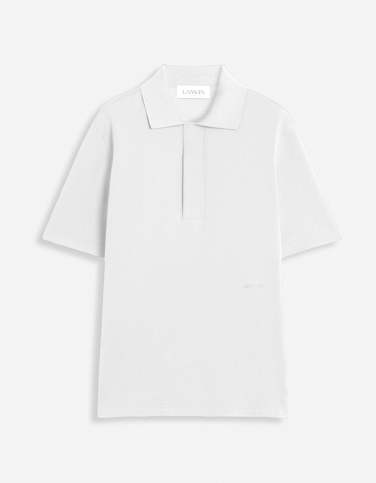 Lanvin White Classic Polo T-Shirt