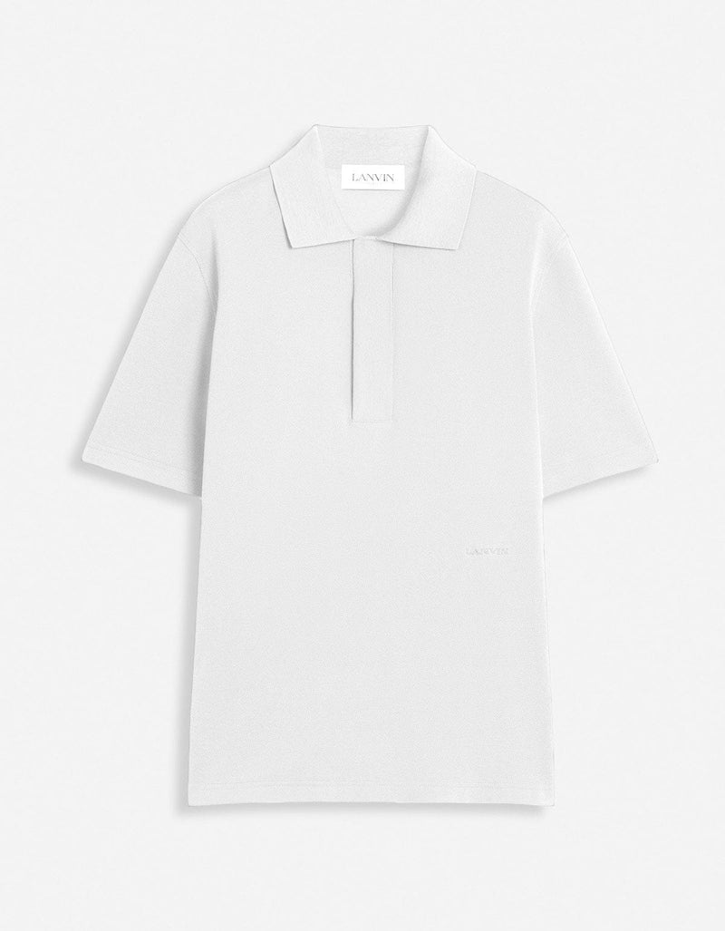 Lanvin White Classic Polo T-Shirt