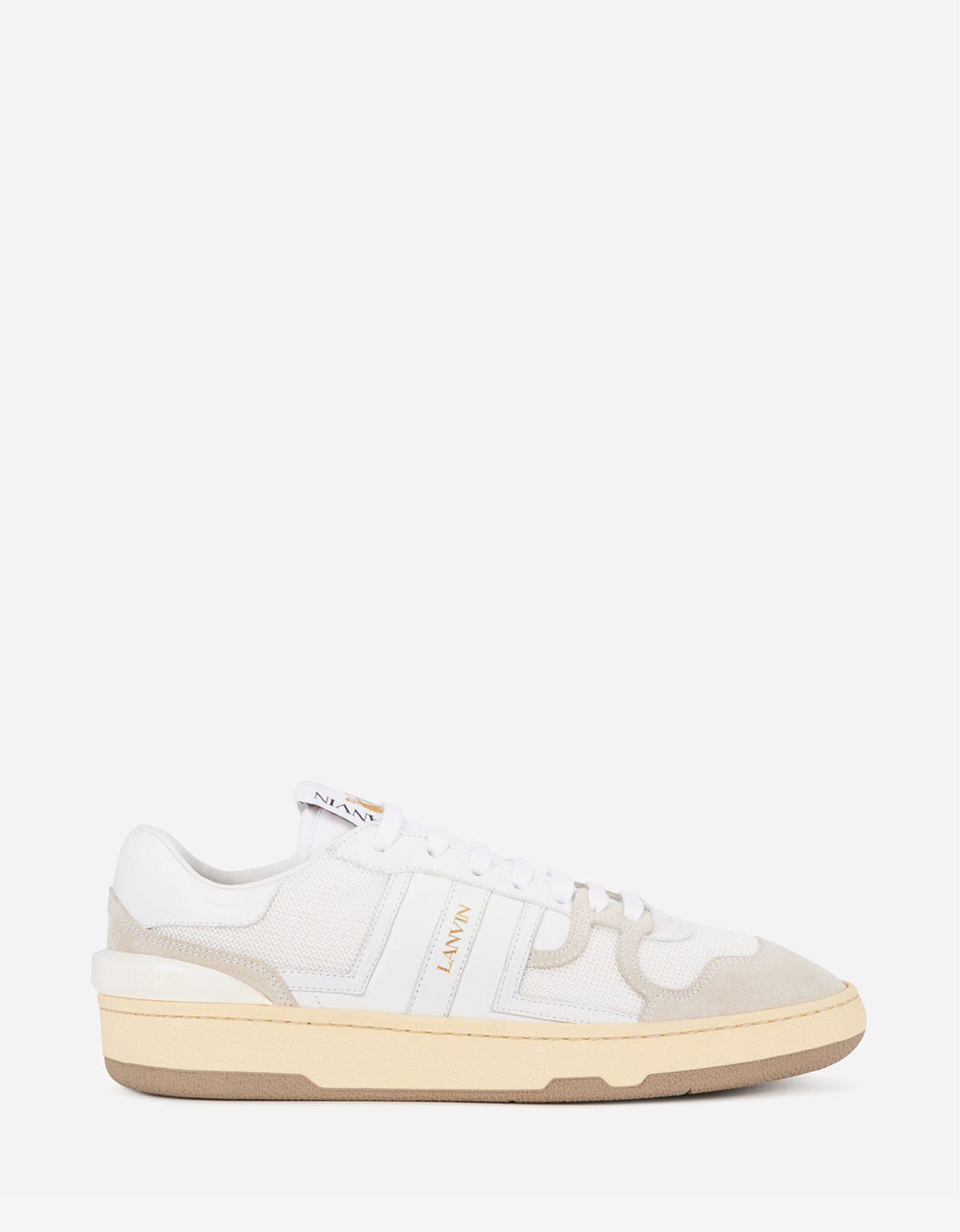 Lanvin White Clay Trainers