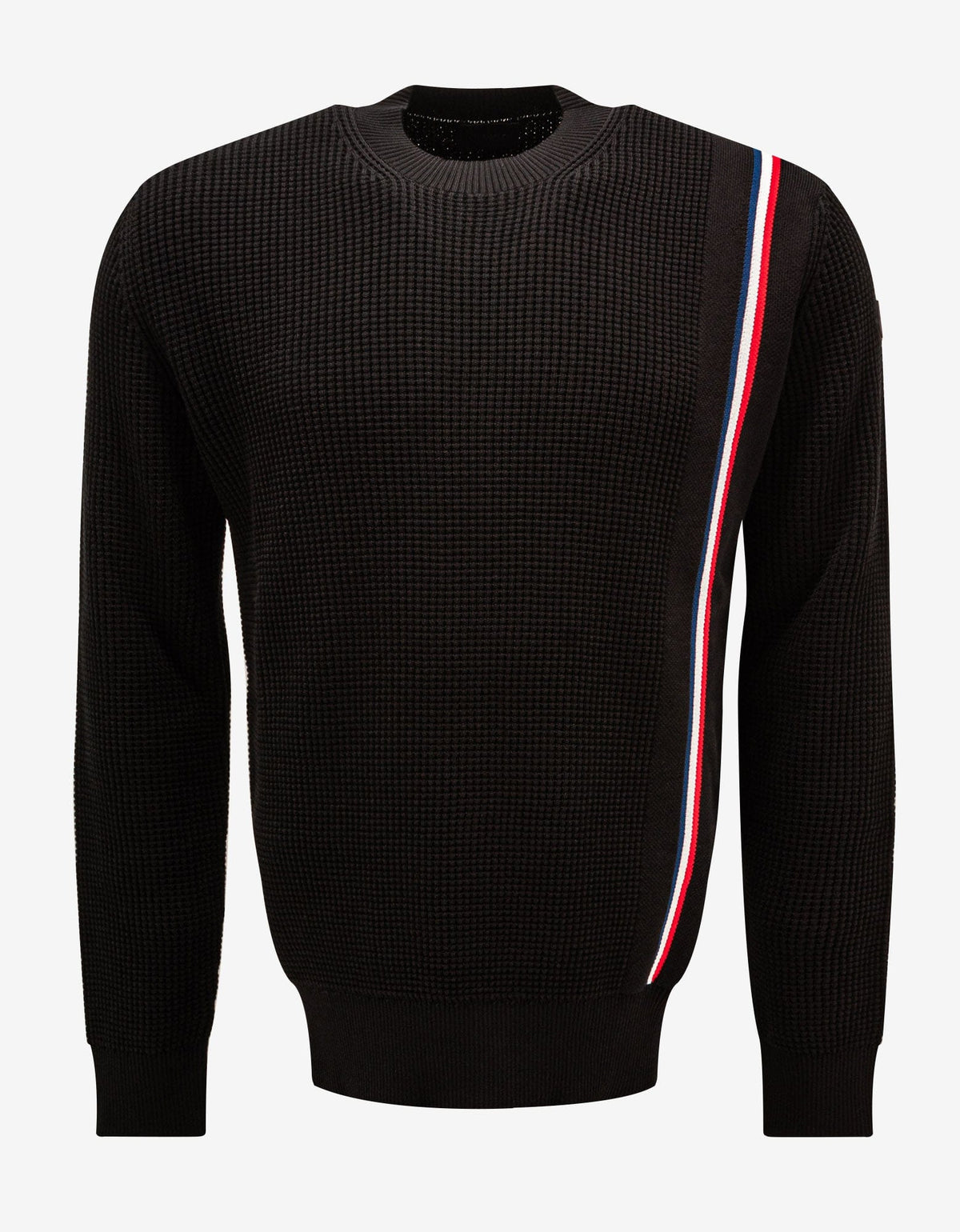 Moncler Black Tricolour Trim Sweater