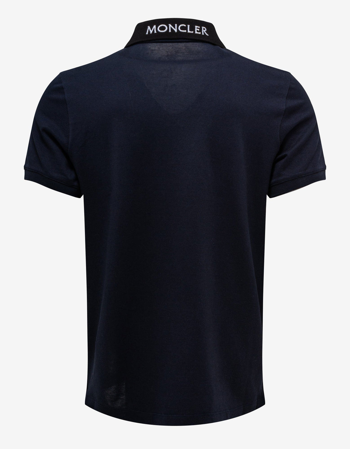 Moncler Blue Colour Block Polo T-Shirt