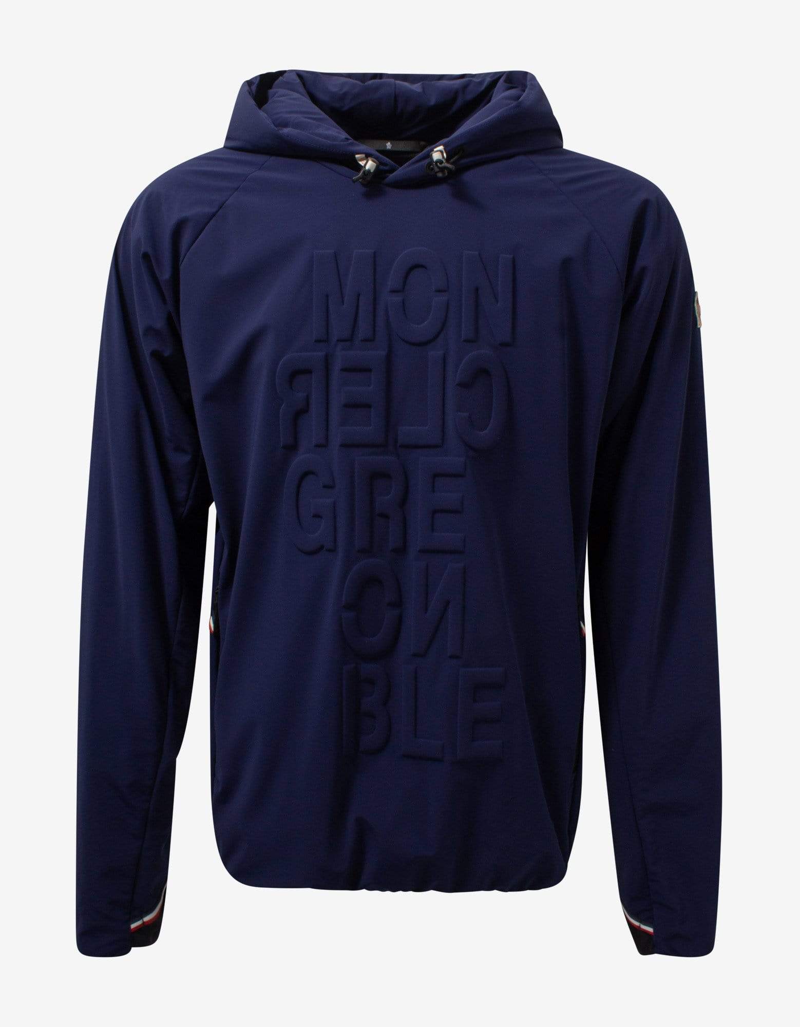 Moncler Grenoble Blue Nylon-Blend Logo Hoodie – Zoo Fashions