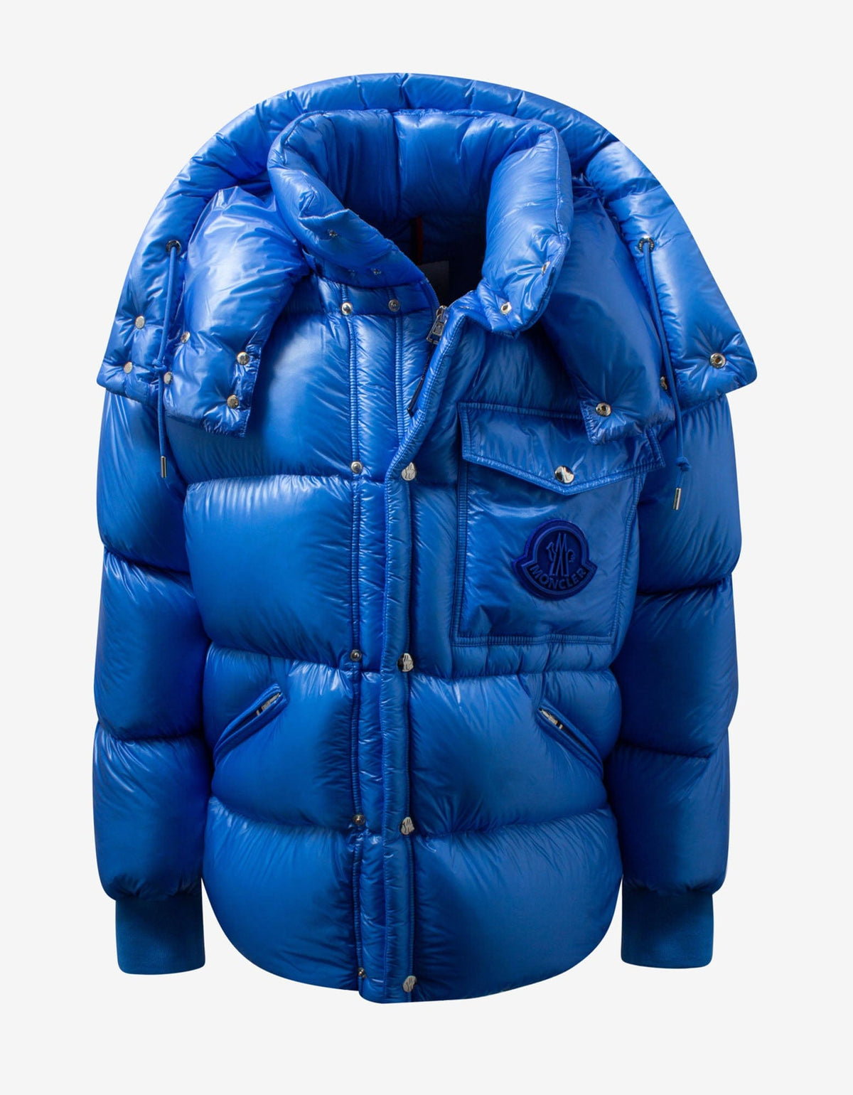 Moncler Lamentin Blue Nylon Down Jacket