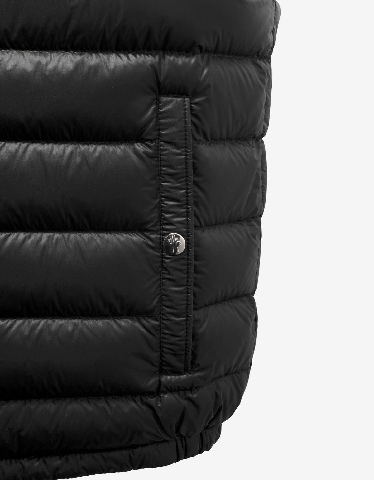 Moncler Timothe Black Nylon Down Gilet